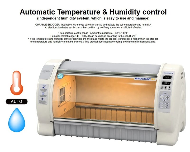 أر كوم حاضنة الطيور كبيرة 90 سم ، وحدة عناية مركزة للطيور أو الكتاكيت حديثة الولادة أو الفرخ الصغير المريضة - Image 3